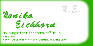 monika eichhorn business card